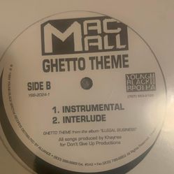 Mac Mall - Ghetto Theme 12” Vinyl Record 