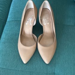 Franco Sarto Nude Wedge Size 4.5