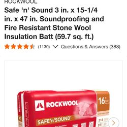Rockwool panels acoustic