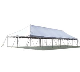 Commercial 20x60 frame tent, sidewalls, precast ballast weights, everything you need.