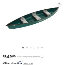 Sun Dolphin 3 Person Canoe Kayak 