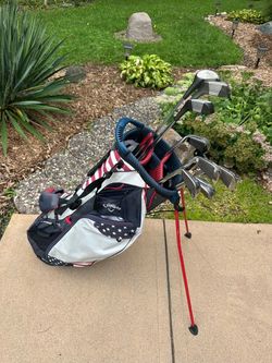 Golf Set Spalding INTEGRA Irons-3,4,5,6,7,8,9,PW, Drivers 5,3,1 DUNLOP Putter, 🇺🇸Callaway Bag🇺🇸