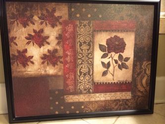30"X25" picture in frame