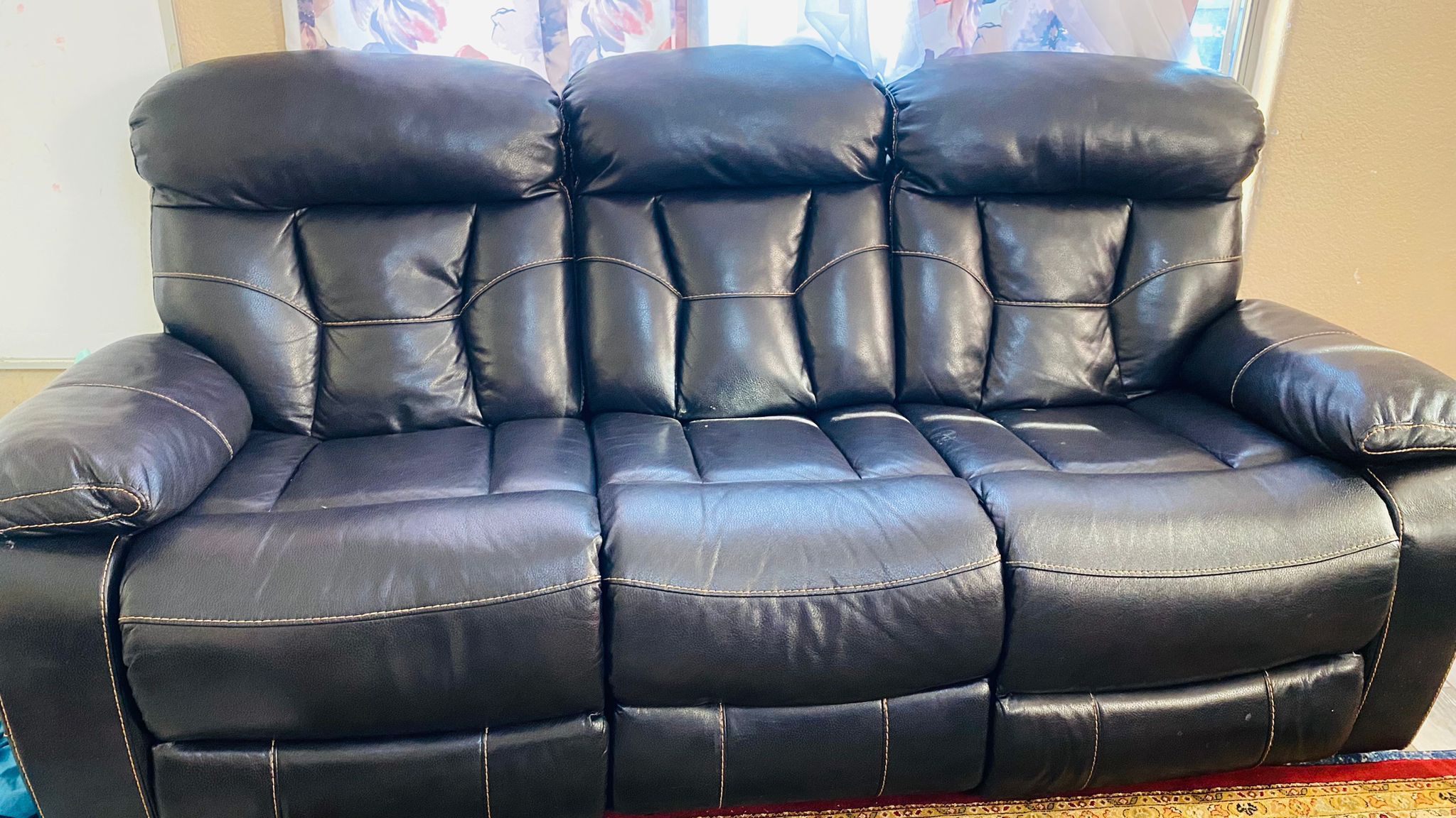 Recliner Couch/ Leather Couch 