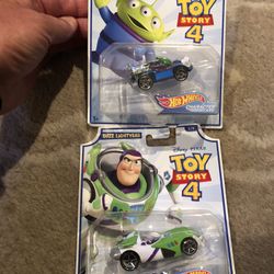  Toy story four hot wheel character cars