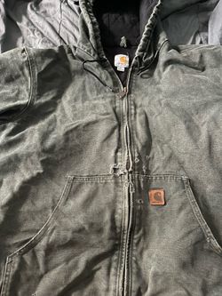 Vintage Style Carhartt Duck Canvas Work Jacket