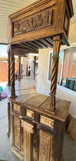Solid wood bar
