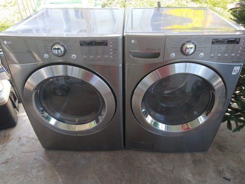 Washer and dryer LG Front Load 