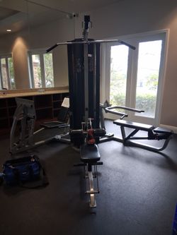 Life Fitness 3 station gym