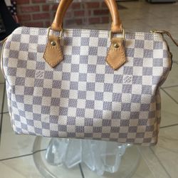 LOUIS VUITTON SPEED 30 Damier Azur