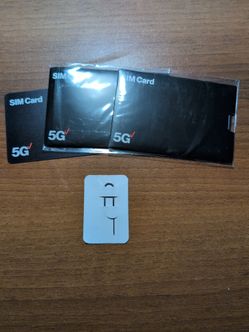 Verizon 5G SIM Cards Lot of 3