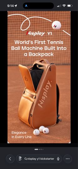 Brand new Nisplay ball machine