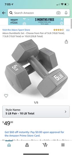 New dumbbells 10lbs set