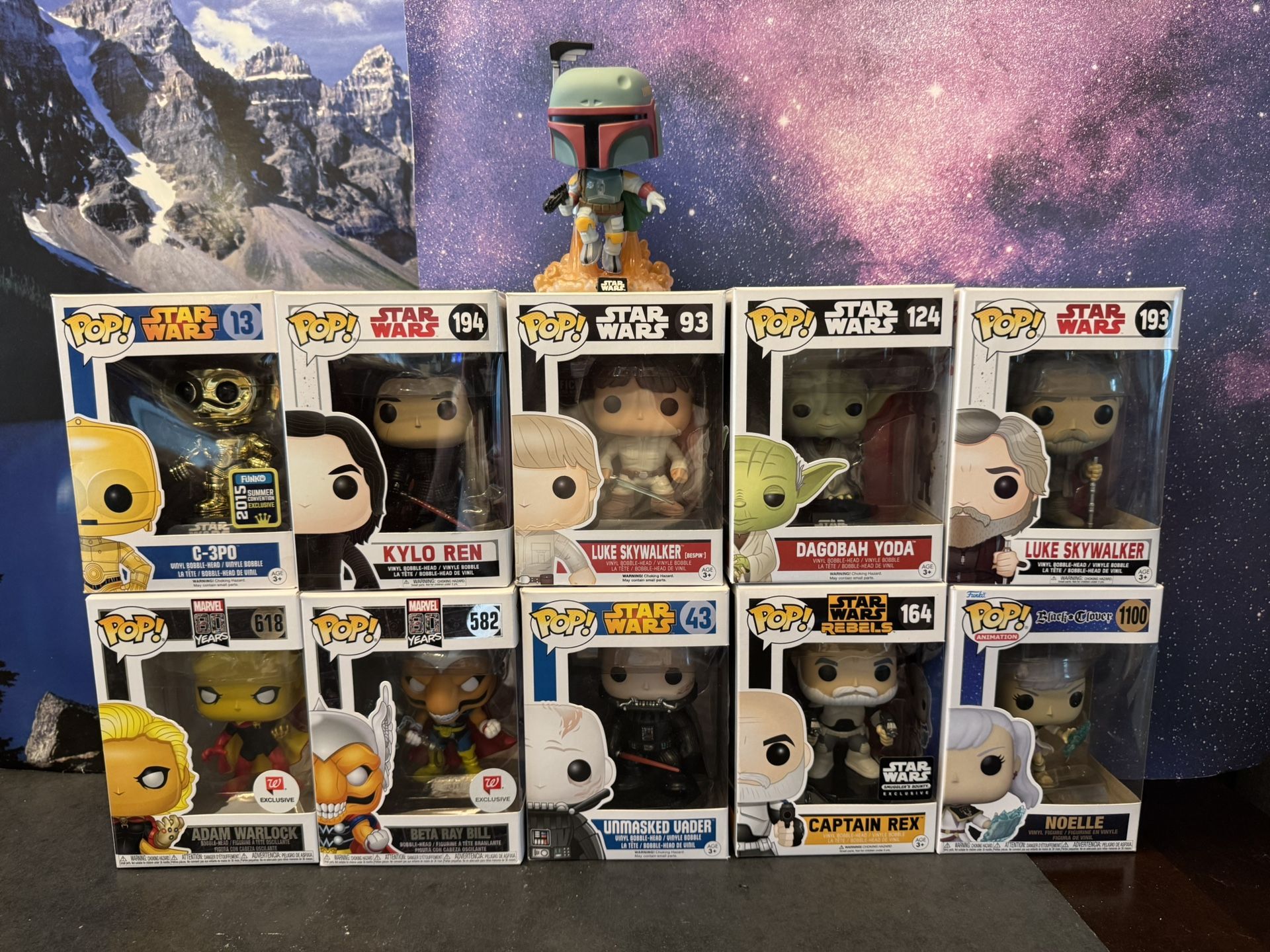 Assorted Funko Pops. New Unopened. 