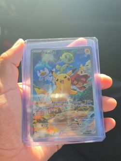 Pikachu pokemon card