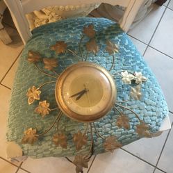 Mid Century Modern Sunburst Clock