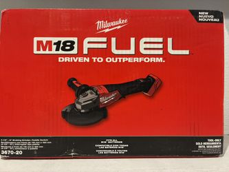 M18 FUEL 18-Volt Lithium-Ion Brushless Cordless 4-1/2 in./6 in. Braking Grinder with Paddle Switch ‼️Tool-Only‼️ NO BATTERY - NO CHARGER