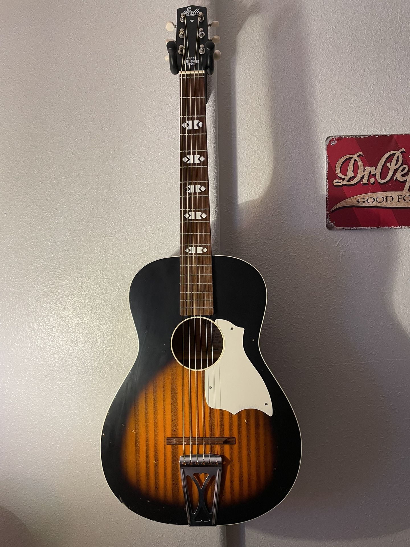 Vintage Harmony Stella Guitar