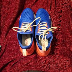 Nike Air Max 270, Hyper Royal, Bright Crimson, DM(contact info removed), Mens Size 8