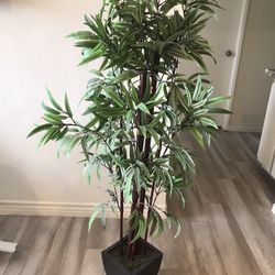 Artificial  Tree 57 Inches Black Pot 