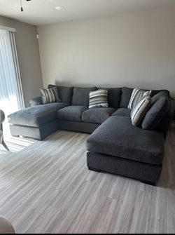 Feather sectional sofa, not sponge