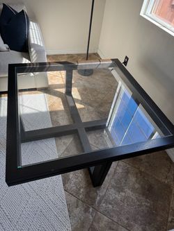 Large Glass Table