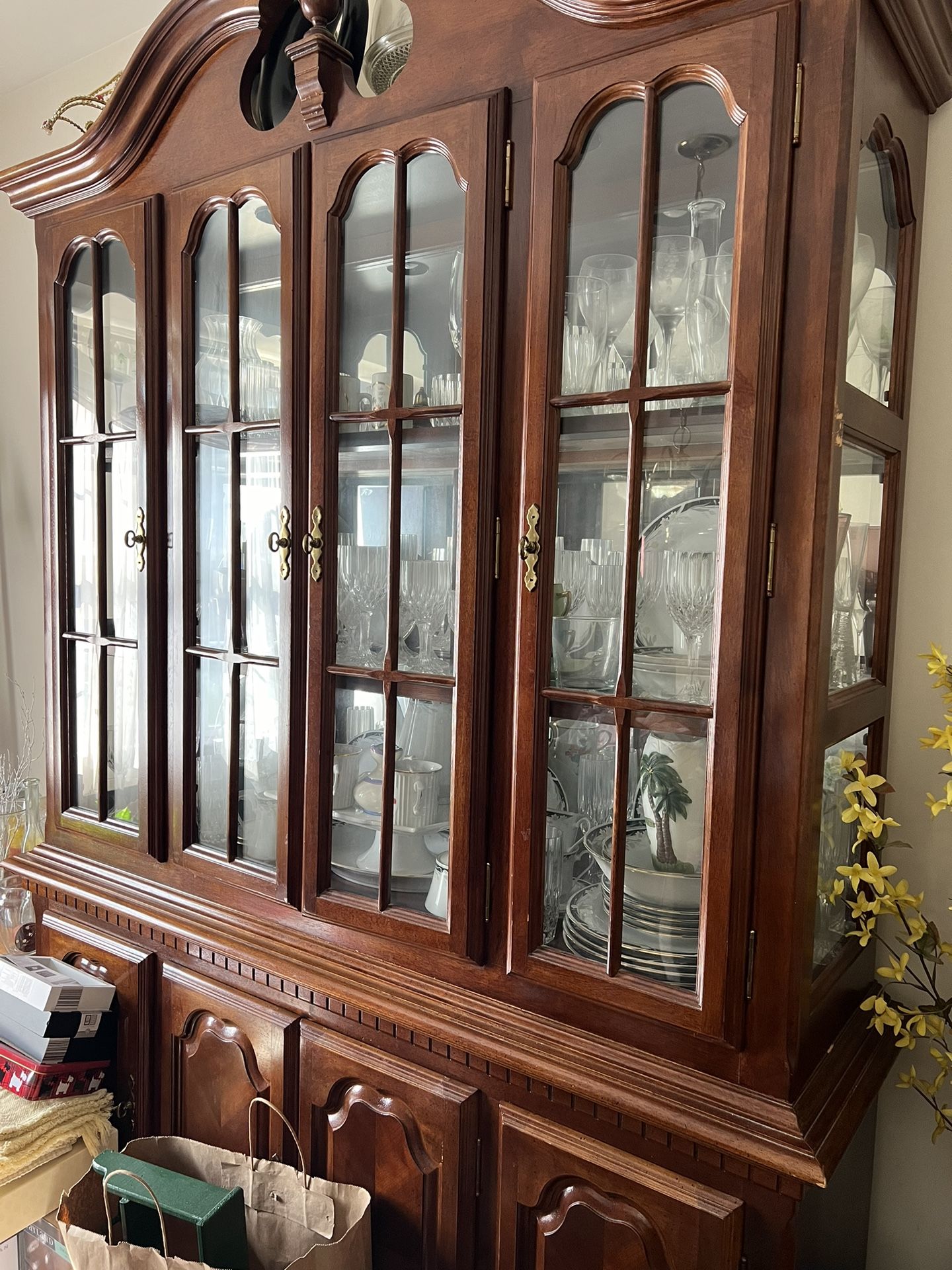 Real Wood China Cabinet Dresser