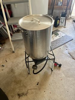 Burner, Pots And Propane Tank