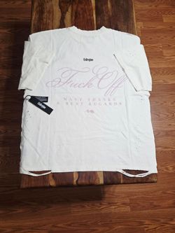 Civil Regime Men's Distressed "F*CK OFF" Graphic Short-Sleeve Tee