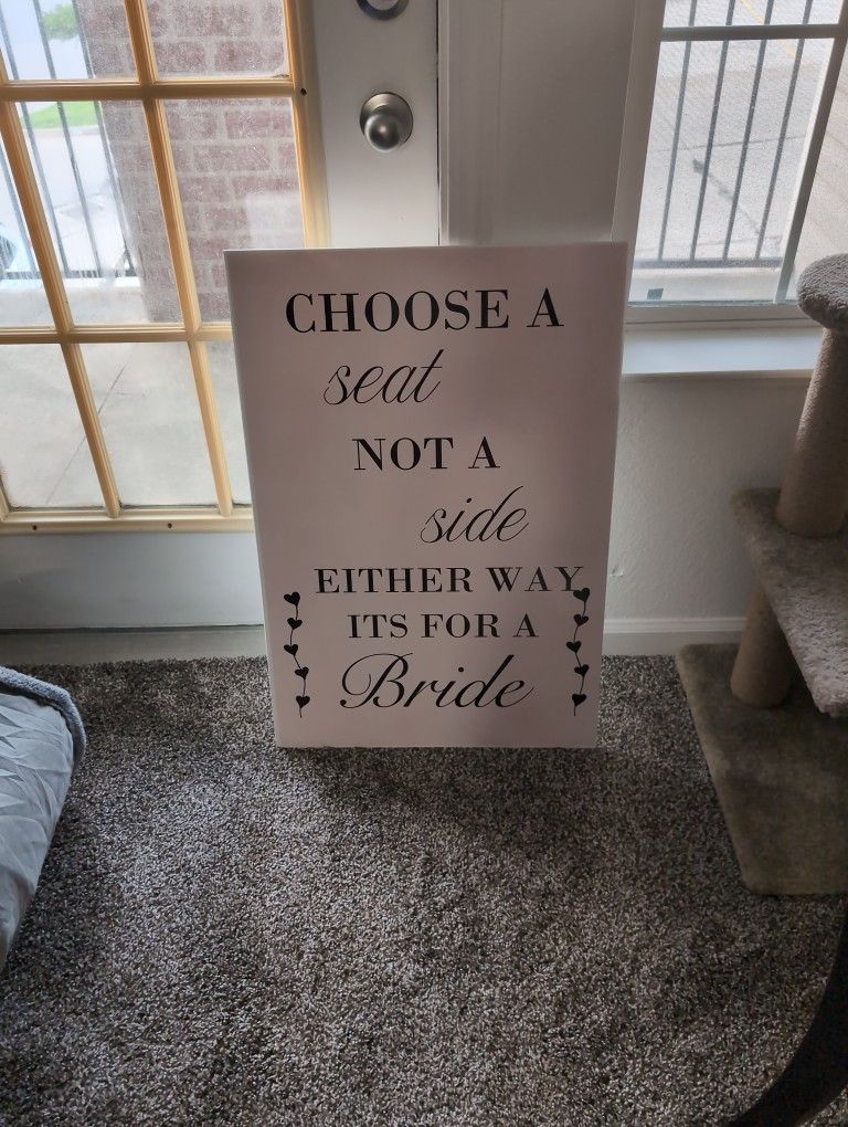 Gay Wedding Sign