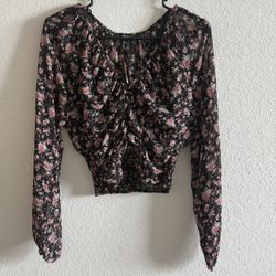 Forever 21 women's floral long-sleeve