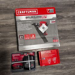 Bew Craftsman Battery Nailgun ,battery&charger,nails 