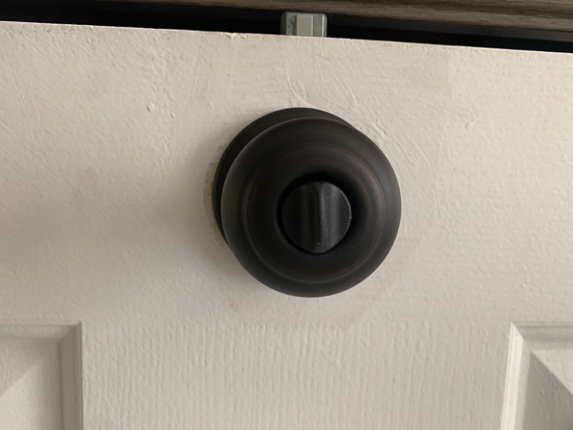 Black Door Hardware. Knob & Hinges