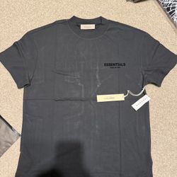 Essentials Black (stretch Limo) Tee - Size M