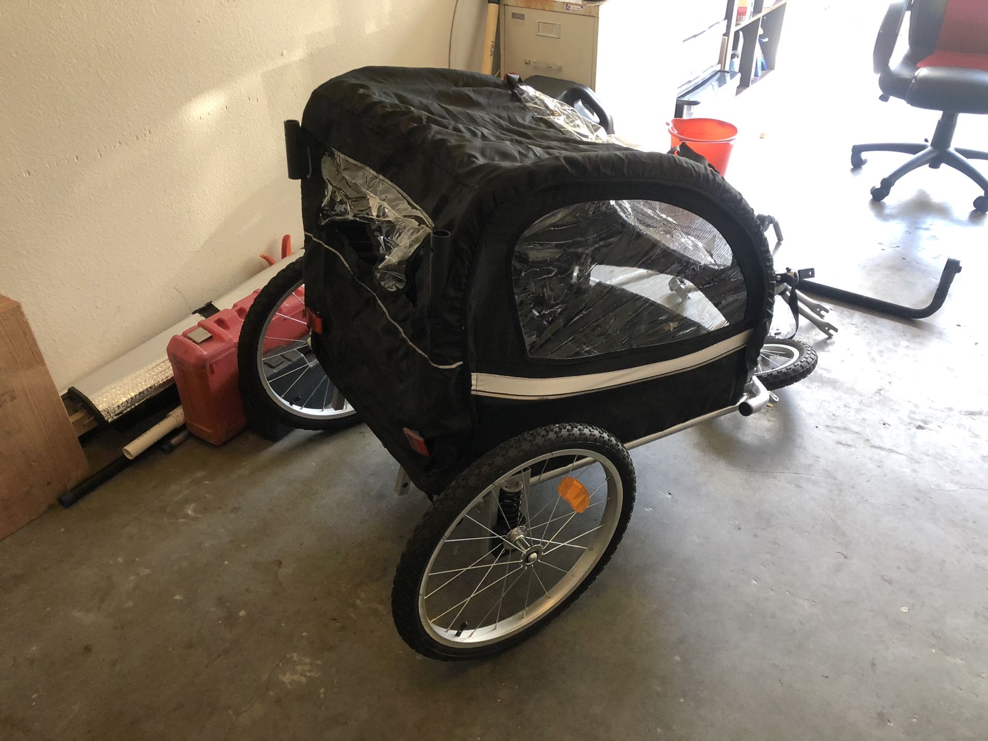 Bike stroller for 2 kids