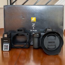 Nikon Z6 Full-Frame Camera Bundle with 24-70mm f/4 Lens