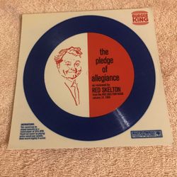Vintage 1969 Burger King The Pledge Of Allegiance Reviewed By Red Skelton 