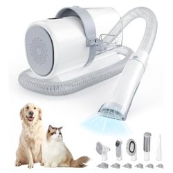 Professional pet vacuum cleaner kit with low noise cordless hair clipper