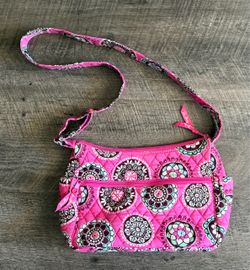 Vera Bradley Pink Cupcake Crossbody Handbag