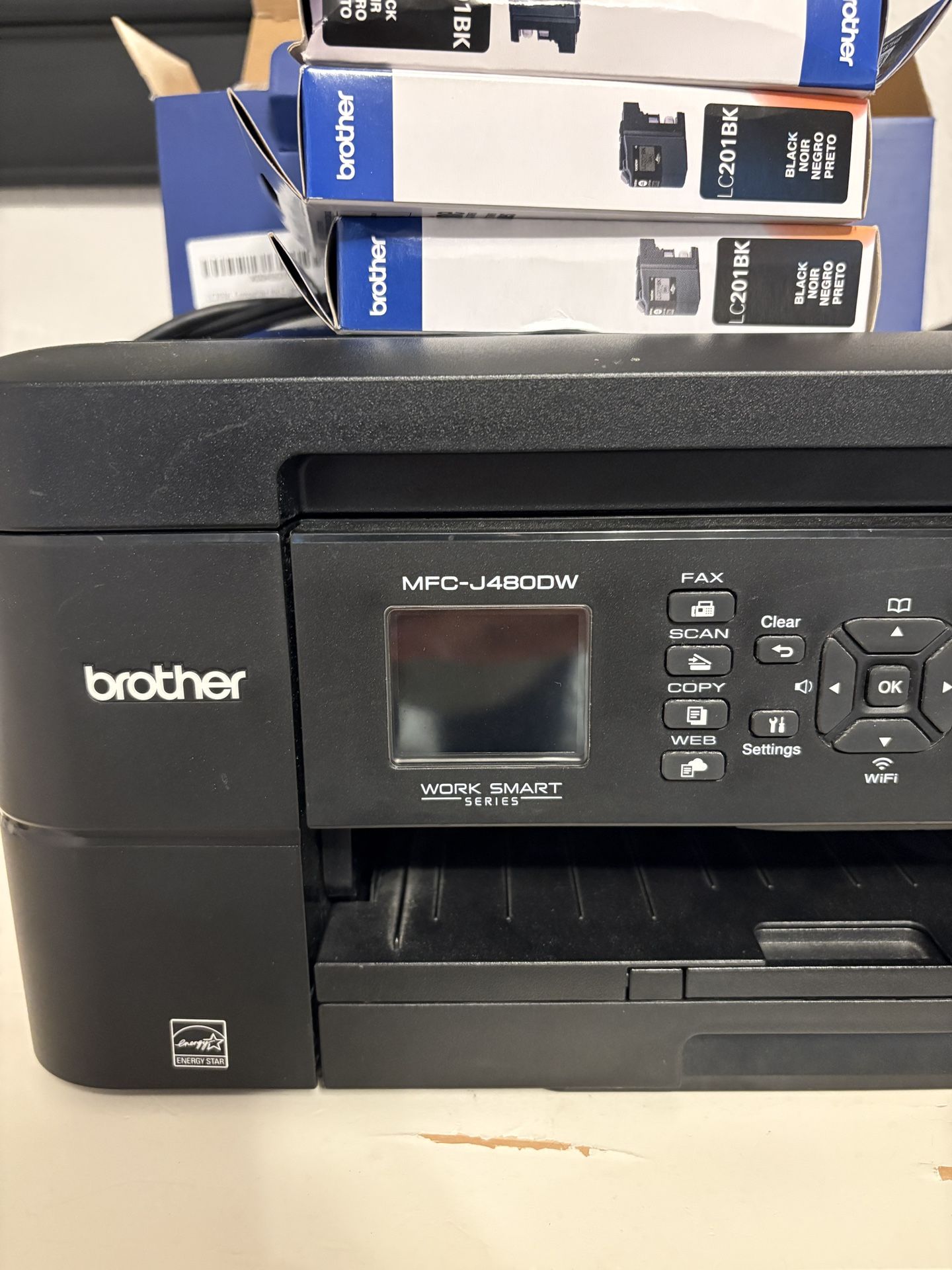Brother Wireless color Printer With Ink Refills
