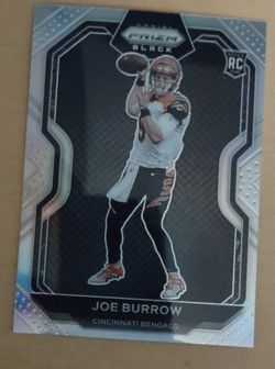2020 PANINI BLACK PB-1 SILVER JOE BURROW