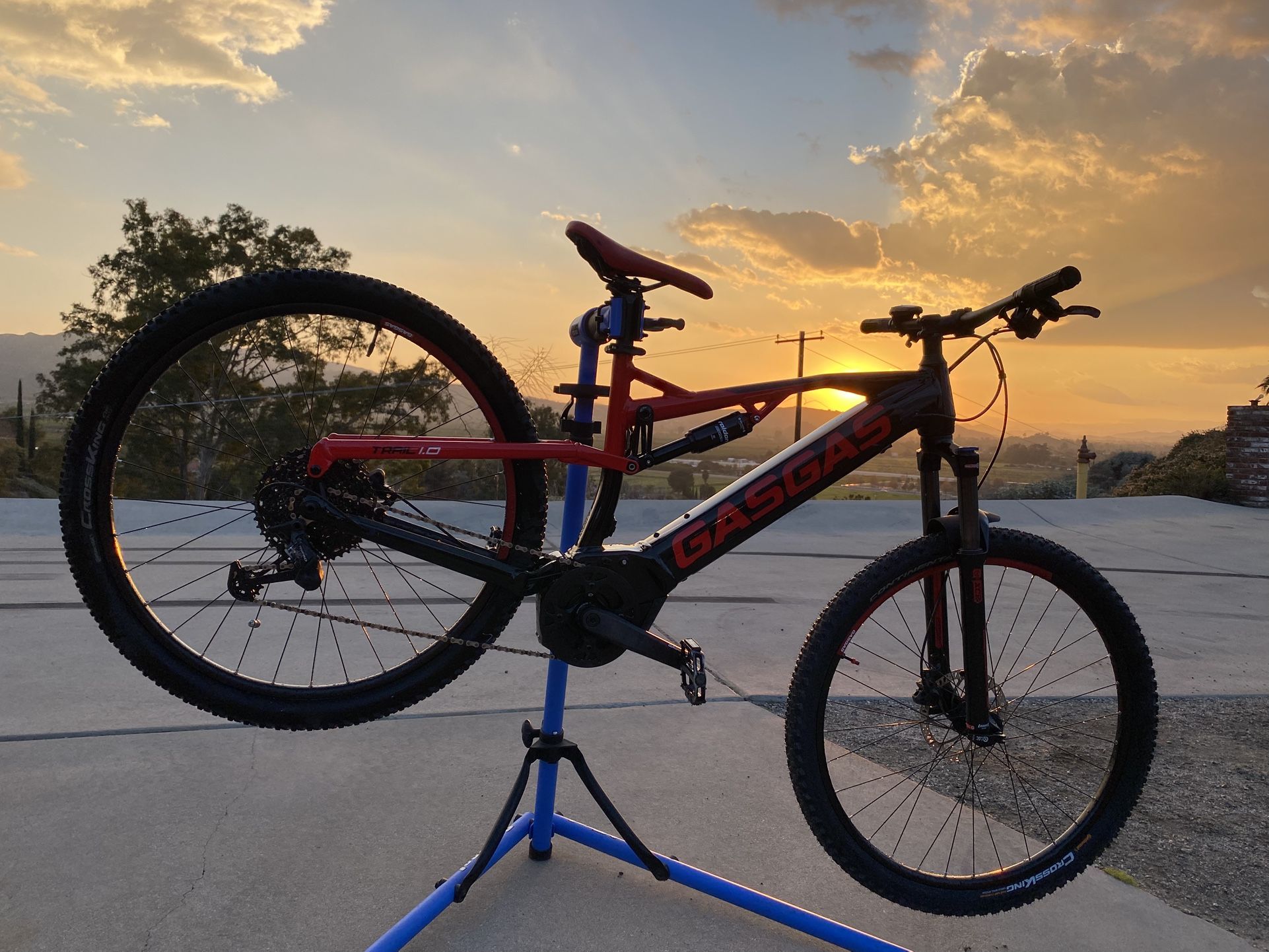 Gas Gas pedal assisted mountain bike