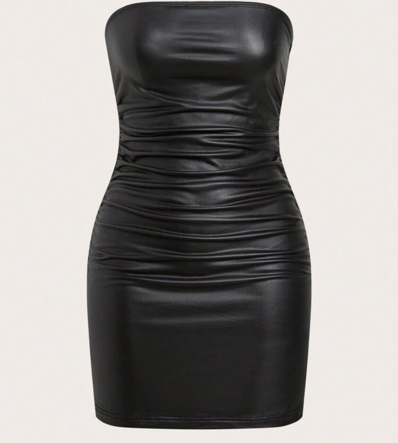 Black Leather Dress $9