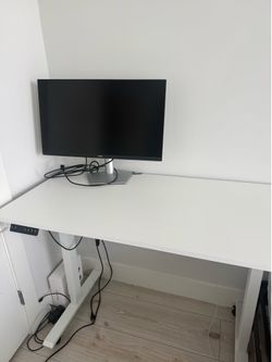 Electric Standing Desk - White