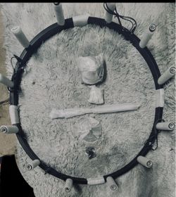 Wagon wheel chandelier