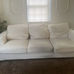 white sofa