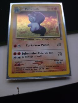 2001 Poliwrath Neo Discovery Holo