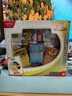 Pokemon TCG 30th Celebration Poster Collection Box