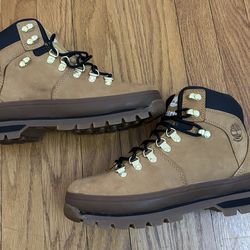 Timberland Boots Women’s 6 Wheat (Tan) Euro Hiker Rebotl Gorpcore New No Box