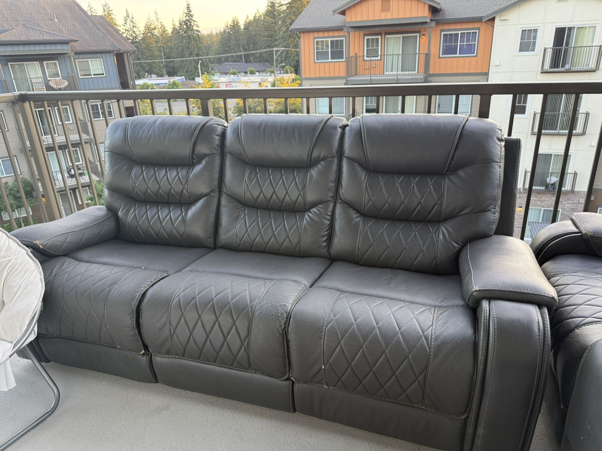 Ashley Furniture Reclining 5 Seater Couch.